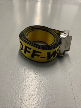 Off-White Industrial Yellow Belt XL